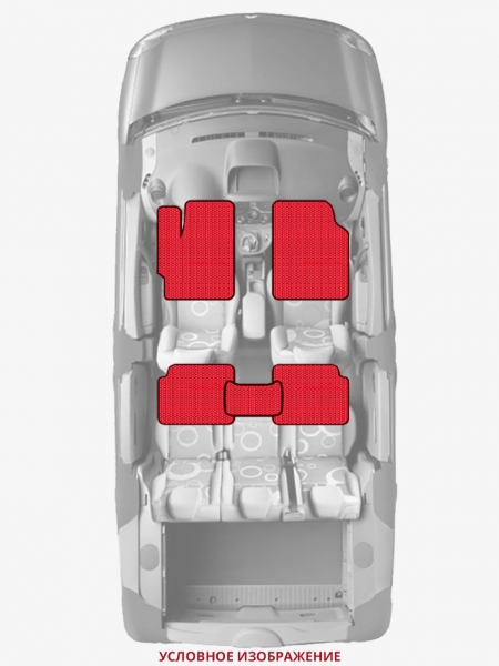 ЭВА коврики «Queen Lux» стандарт для Honda Accord Wagon (6G)